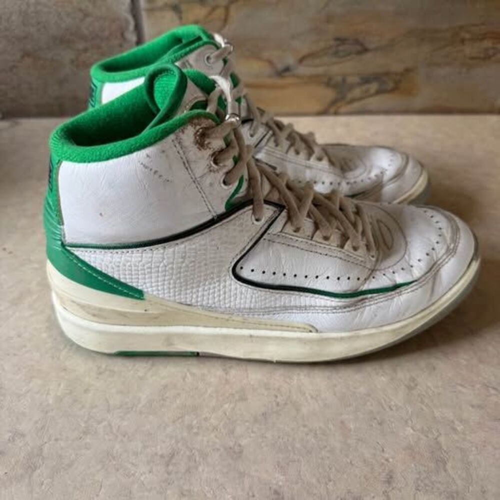 Nike Air Jordan 2 Retro 'Lucky Green' size 5.5Y